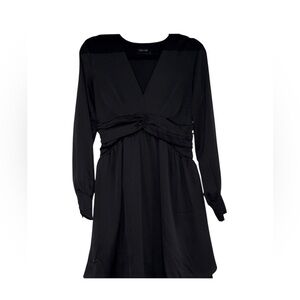 176. DO+BE Women Black Long Sleeve Dress Size Small